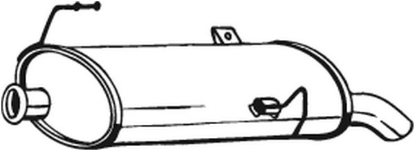 Toba esapament finala PEUGEOT 206, 206+ 1.4D intre 2001-2013 [2]