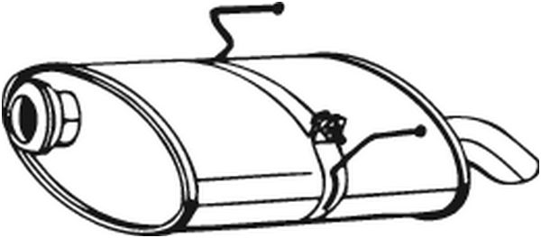 Toba esapament finala PEUGEOT 406 2.0D/2.2D intre 1998-2004 [2]