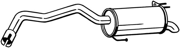 Toba esapament finala potrivit HYUNDAI I20 ACTIVE, I20 II 1.0 09.15- [3]