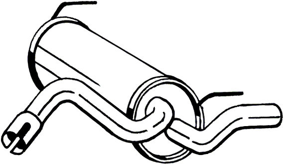 Toba esapament finala potrivit OPEL ZAFIRA C 1.4 10.11- [1]