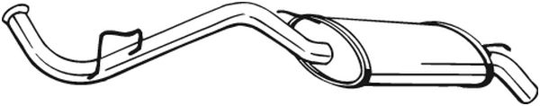 Toba esapament finala RENAULT CLIO I 1.2/1.4/1.9D intre 1990-1998 [2]