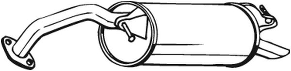 Toba esapament finala TOYOTA YARIS 1.3 intre 2002-2005 [2]