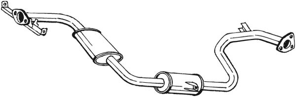 Toba esapament mijloc MITSUBISHI SPACE RUNNER 1.8/2.0D intre 1991-1999 [2]