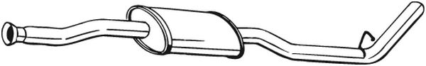 Toba esapament mijloc NISSAN KUBISTAR; RENAULT KANGOO, KANGOO EXPRESS 1.2/1.6 dupa 2001 [2]