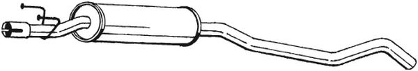 Toba esapament mijloc OPEL CORSA B 1.2-1.7D intre 1993-2001 [2]