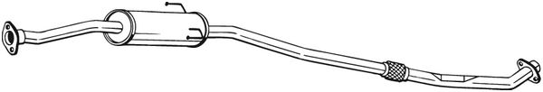 Toba esapament mijloc TOYOTA RAV 4 II 2.0 intre 2000-2005 [2]