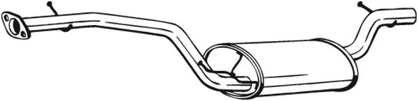 Toba esapament mijloc VOLVO C30, C70 II, S40 II, V50; FORD C-MAX, FOCUS C-MAX, FOCUS II 2.0D intre 2003-2012 [2]