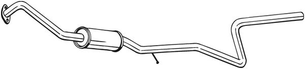 Toba esapamet intermediara potrivit FORD FIESTA V, FUSION 1.6D 11.04-12.12 [3]