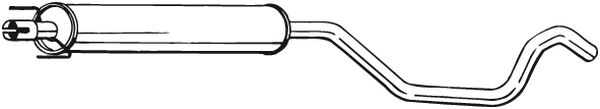 Toba esapamet intermediara potrivit OPEL ZAFIRA A, ZAFIRA B, ZAFIRA B/MINIVAN 1.6-1.8LPG 04.99-04.15 [2]