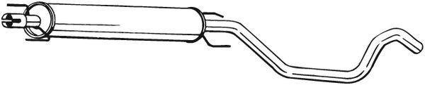 Toba esapamet intermediara potrivit OPEL ZAFIRA A, ZAFIRA B, ZAFIRA B/MINIVAN 1.6-1.8LPG 04.99-04.15 [1]