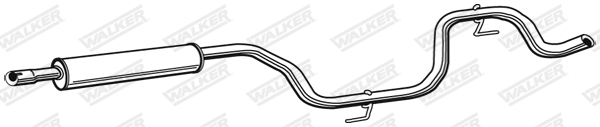 Toba esapamet intermediara potrivit SAAB 9-3, 9-3X 2.0/2.0ALK 09.02-02.15 [3]