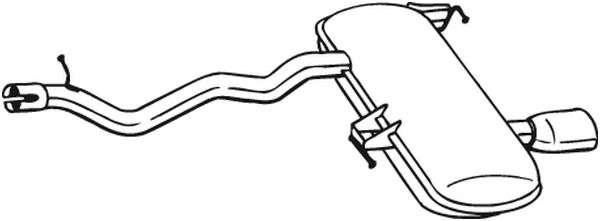 Toba finala esapament potrivit BMW Seria 3 (E90), 3 (E91) 1.6/2.0 02.07-12.12 [1]