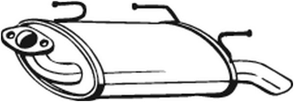 Toba finala esapament potrivit NISSAN ALMERA TINO 1.8 08.00-02.06 [2]