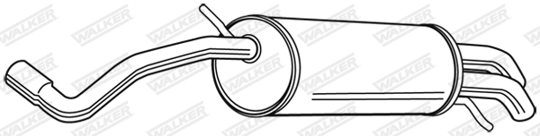 Toba finala esapament potrivit VW FOX 1.4D 04.05-12.09 [2]