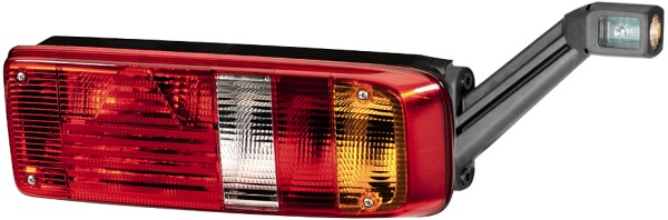 Tripla lampa spate 24V P EasyConn triunghi Reflector , LED parking, 7 pin [1]