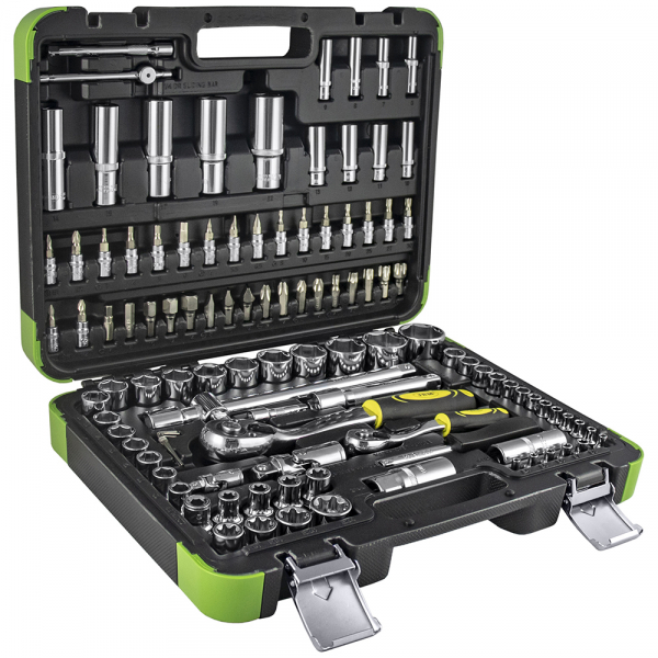 Trusă tubulare hexagonale cromate 108 piese [2]