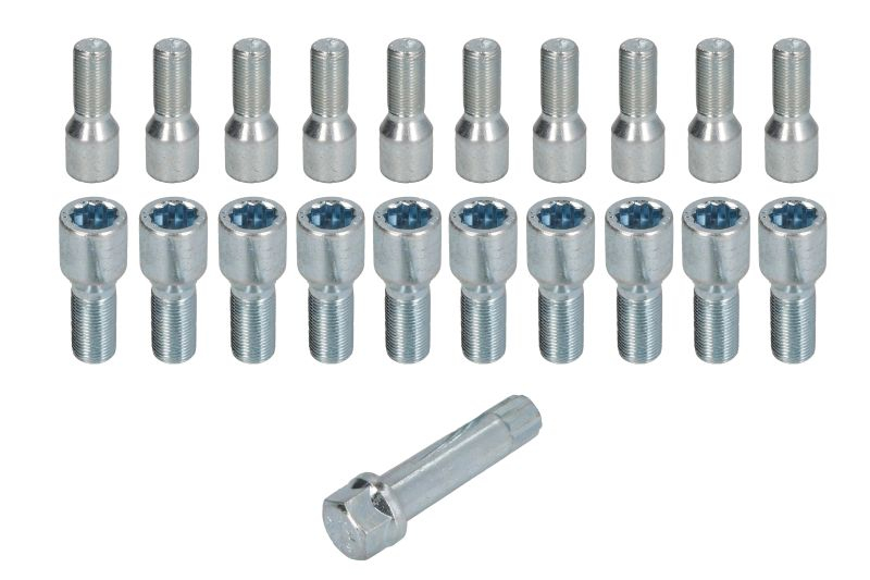 Trusa montaj janta aliaj (BOLT-KIT; B STAR 14x1,25x27 + STAR TOOL K17; 1 kit / 4 roti - B/N cantitate 20) [1]