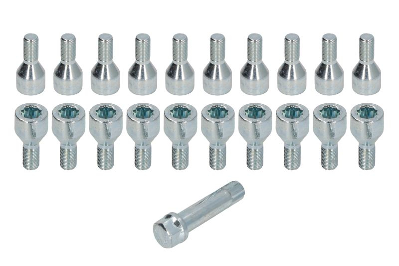 Trusa montaj janta aliaj (BOLT-KIT; B STAR M12X1,25X22 + STAR TOOL K17; 1 kit / 4 roti - B/N cantitate 16) [1]