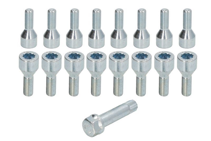 Trusa montaj janta aliaj (BOLT-KIT; B STAR M12X1,25X28 + STAR TOOL K19; 1 kit / 4 roti - B/N cantitate 16) [1]