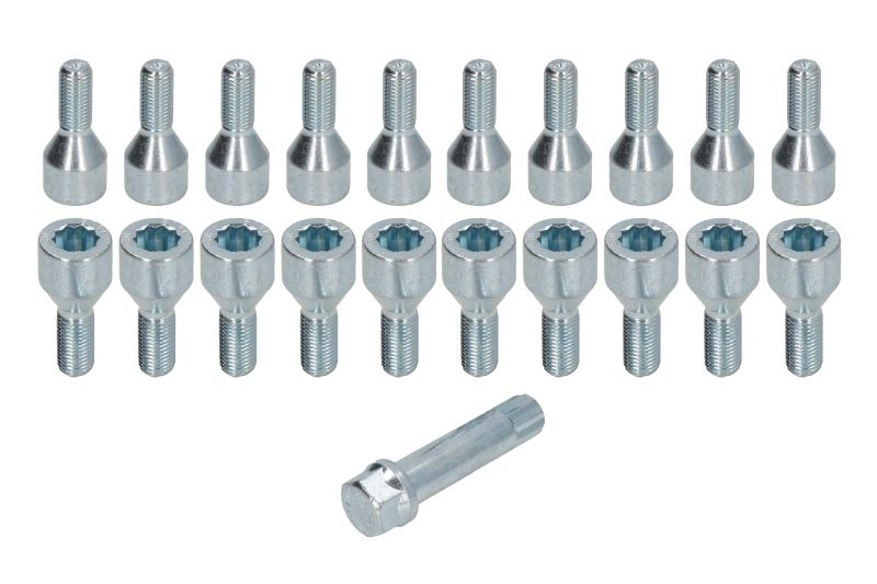 Trusa montaj janta aliaj (BOLT-KIT; B STAR M12x1,5x26 + STAR TOOL K17; 1 kit / 4 roti - B/N cantitate 20) [1]