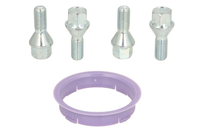 Trusa montaj janta aliaj (FZ10 63.3-60.1; B B27 60° con M12x1,5 L24; 1 kit / 1 roata - 4 orificii) [1]