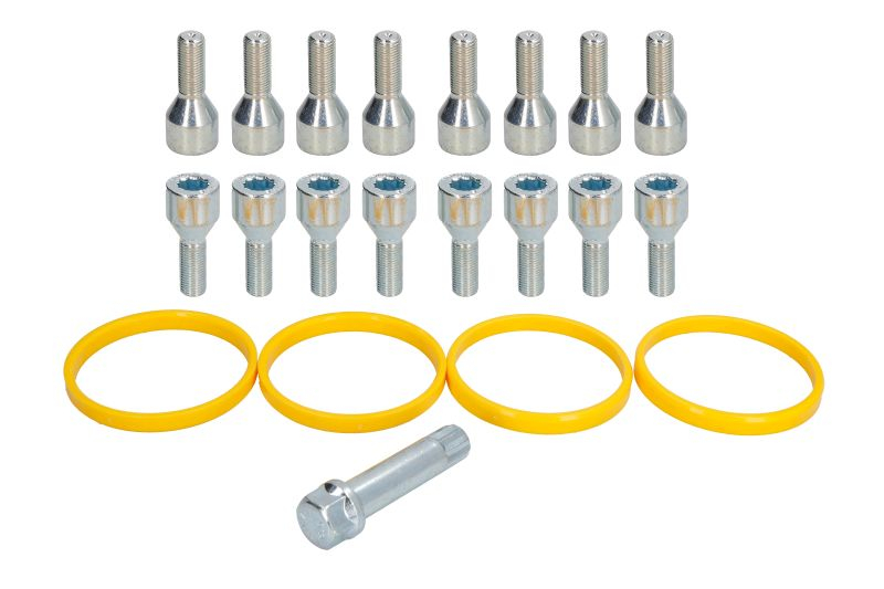 Trusa montaj janta aliaj (G 72x65,1; B STAR M12X1,25x28 + STAR TOOL K17; 1 kit / 4 roti - B/N cantitate 16) [1]