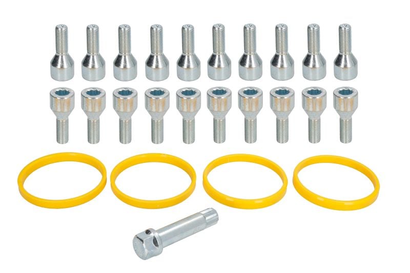 Trusa montaj janta aliaj (G 72x65,1; B STAR M12X1,25x28 + STAR TOOL K17; 1 kit / 4 roti - B/N cantitate 20) [1]