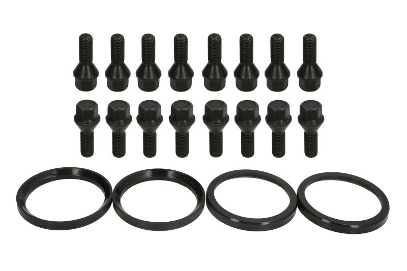 Trusa montaj janta aliaj (H 72x60,1; negru B M12x1,5x27 K17; 1 kit / 4 roti - B/N cantitate 16) [1]