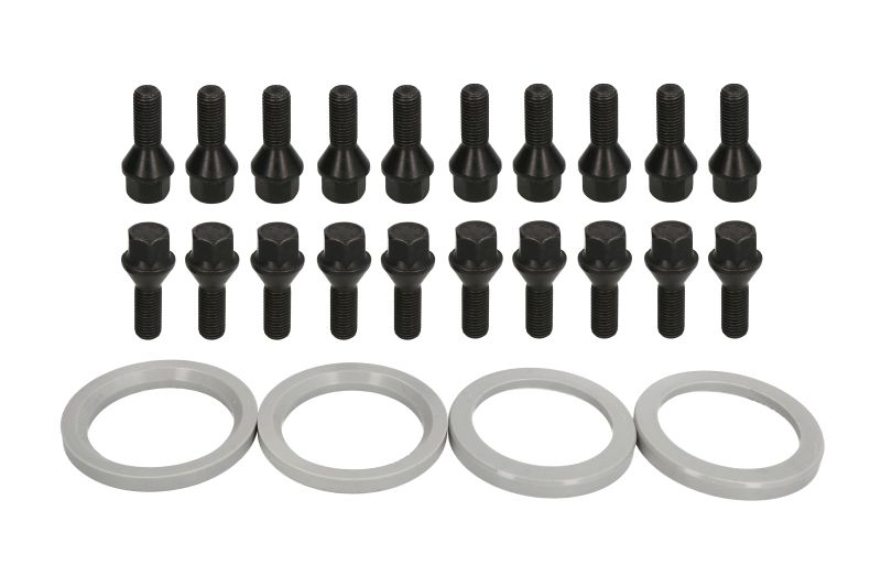 Trusa montaj janta aliaj (M 72x54,1; negru B M12x1,5x27 K17; 1 kit / 4 roti - B/N cantitate 16) [1]