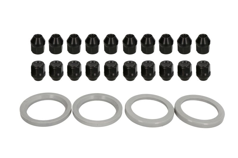 Trusa montaj janta aliaj (M 72x54,1; negru N M12x1,5 K21 CLOSED H29; 1 kit / 4 roti - B/N cantitate 20) [1]
