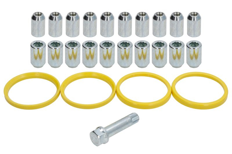 Trusa montaj janta aliaj (N 76x66,1; N STAR M12x1,25 + STAR TOOL K19; 1 kit / 4 roti - B/N cantitate 16) [1]