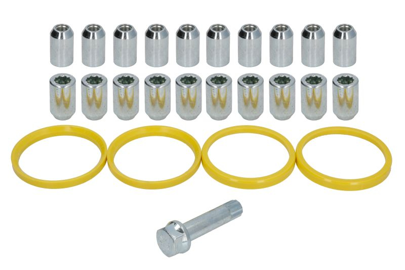 Trusa montaj janta aliaj (N 76x66,1; N STAR M12x1,25 + STAR TOOL K21; 1 kit / 4 roti - B/N cantitate 24) [1]