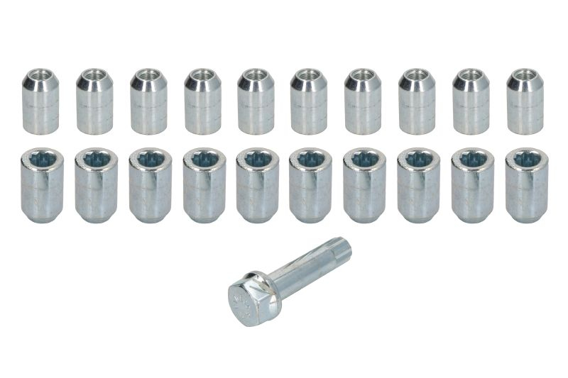 Trusa montaj janta aliaj (NUT-KIT; N STAR 1/2 UNF + STAR TOOL K21; 1 kit / 4 roti - B/N cantitate 24) [1]