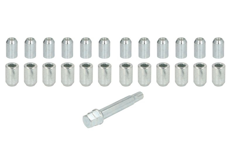 Trusa montaj janta aliaj (NUT-KIT; N STAR 1/2 UNF + STAR TOOL LONG K19/21; 1 kit / 4 roti - B/N cantitate 24) [1]