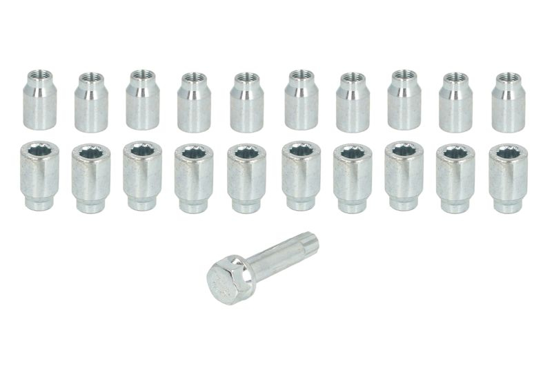 Trusa montaj janta aliaj (NUT-KIT; N STAR M14X1,5 H=6,5 + STAR TOOL K21; 1 kit / 4 roti - B/N cantitate 20) [1]