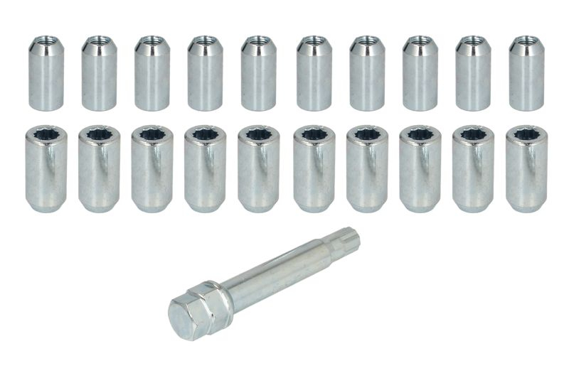 Trusa montaj janta aliaj (NUT-KIT; N STAR M14x1,5 LONG + STAR TOOL LONG K19/21; 1 kit / 4 roti - B/N cantitate 24) [1]