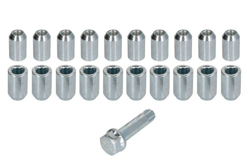 Trusa montaj janta aliaj (NUT-KIT; N STAR M14x1,5 + STAR TOOL K21; 1 kit / 4 roti - B/N cantitate 20) [1]