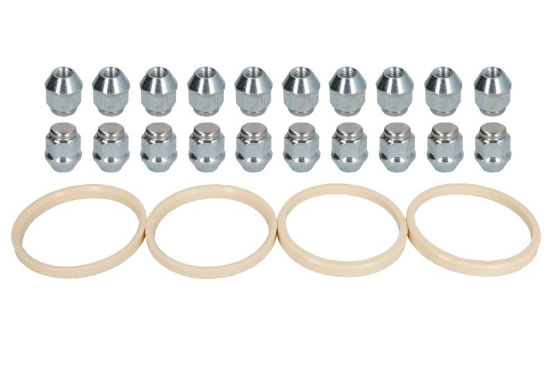 Trusa montaj janta aliaj (O 76x67,1; N M12x1,5 K21 CLOSED CAP INOX H30 D50; 1 kit / 4 roti - B/N cantitate 20) [1]