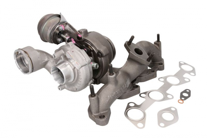 Turbocompresor ( cu set de garnituri) potrivit CHRYSLER SEBRING; DODGE AVENGER, CALIBER, JOURNEY; JEEP COMPASS, PATRIOT; MITSUBISHI GRANDIS, OUTLANDER II 2.0D 09.05- [1]