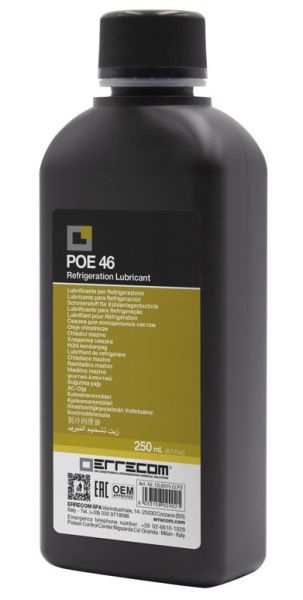 Ulei instalatie climatizare POE 46, 0,25L 1 buc, tip agent refrigerant R1234yf/R134a, service masini hibride, POE 46 [1]