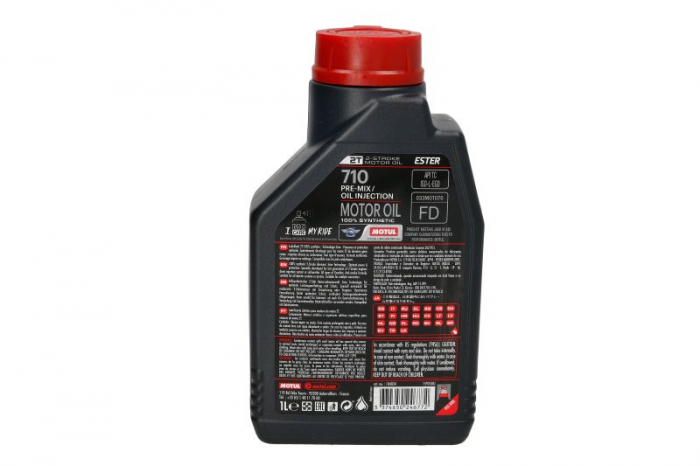 Ulei moto 2T MOTUL 710 1l TC JASO FD sintetic ester [2]
