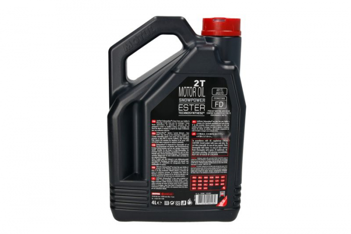 Ulei moto 2T MOTUL Snowpower semisintetic 2-timpi snowmobil 4 litri [2]