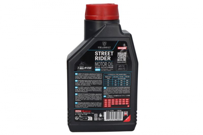 Ulei moto 2T MOTUL Street Rider 1l TC JASO FC Semi-sintetic [2]