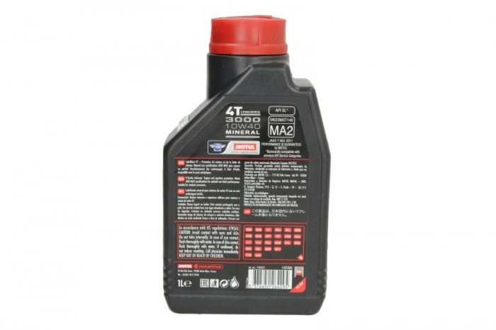Ulei moto 4T MOTUL 3000 SAE 10W40 1l SJ JASO MA-2 Mineral [2]