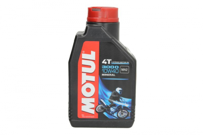 Ulei moto 4T MOTUL 3000 SAE 10W40 1l SJ JASO MA-2 Mineral [1]