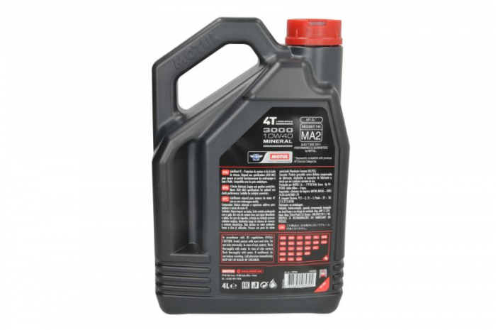 Ulei moto 4T MOTUL 3000 SAE 10W40 4l SJ JASO MA-2 Mineral [2]