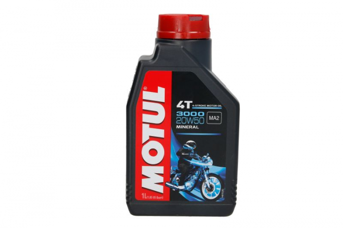 Ulei moto 4T MOTUL 3000 SAE 20W50 1l SJ JASO MA-2 Mineral [1]