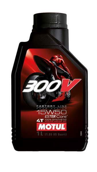 Ulei moto 4T MOTUL 300V Factory Line SAE 15W50 1l JASO MA2 sintetic ester [1]