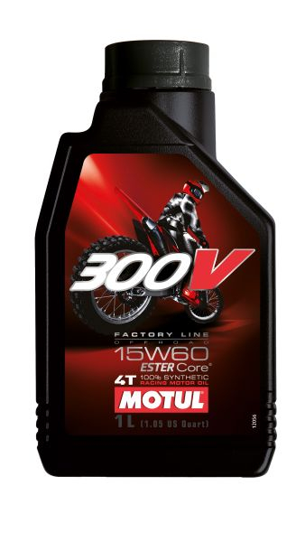 Ulei moto 4T MOTUL 300V Off Road SAE 15W60 1l JASO MA2 sintetic ester [1]