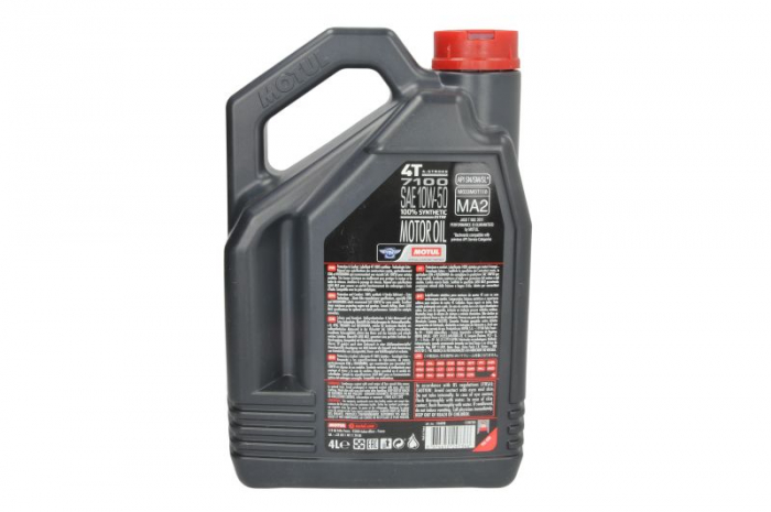 Ulei moto 4T MOTUL 7100 SAE 10W50 4l SN JASO MA-2 sintetic ester [2]